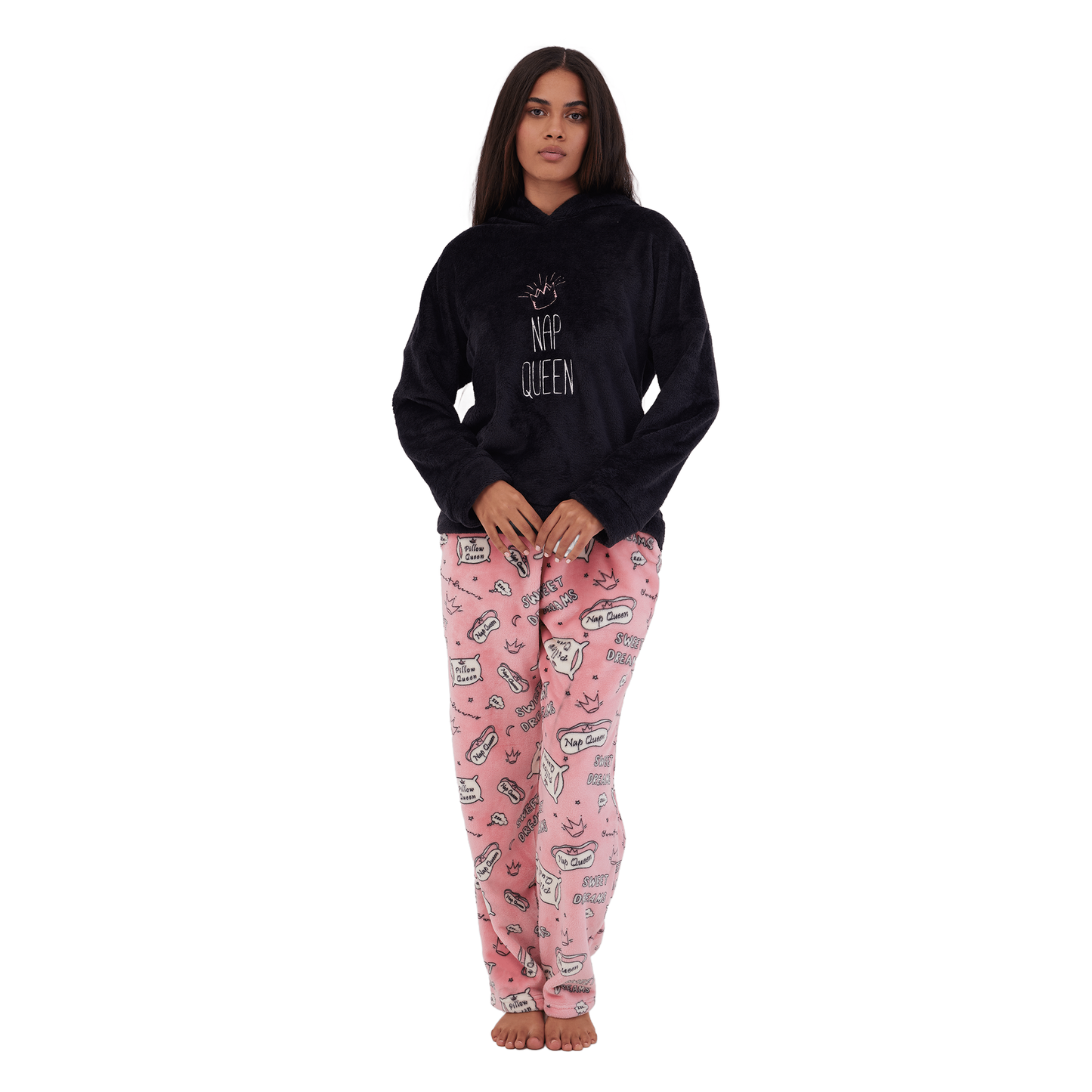 Nap Queen Winter Full Pyjama Black