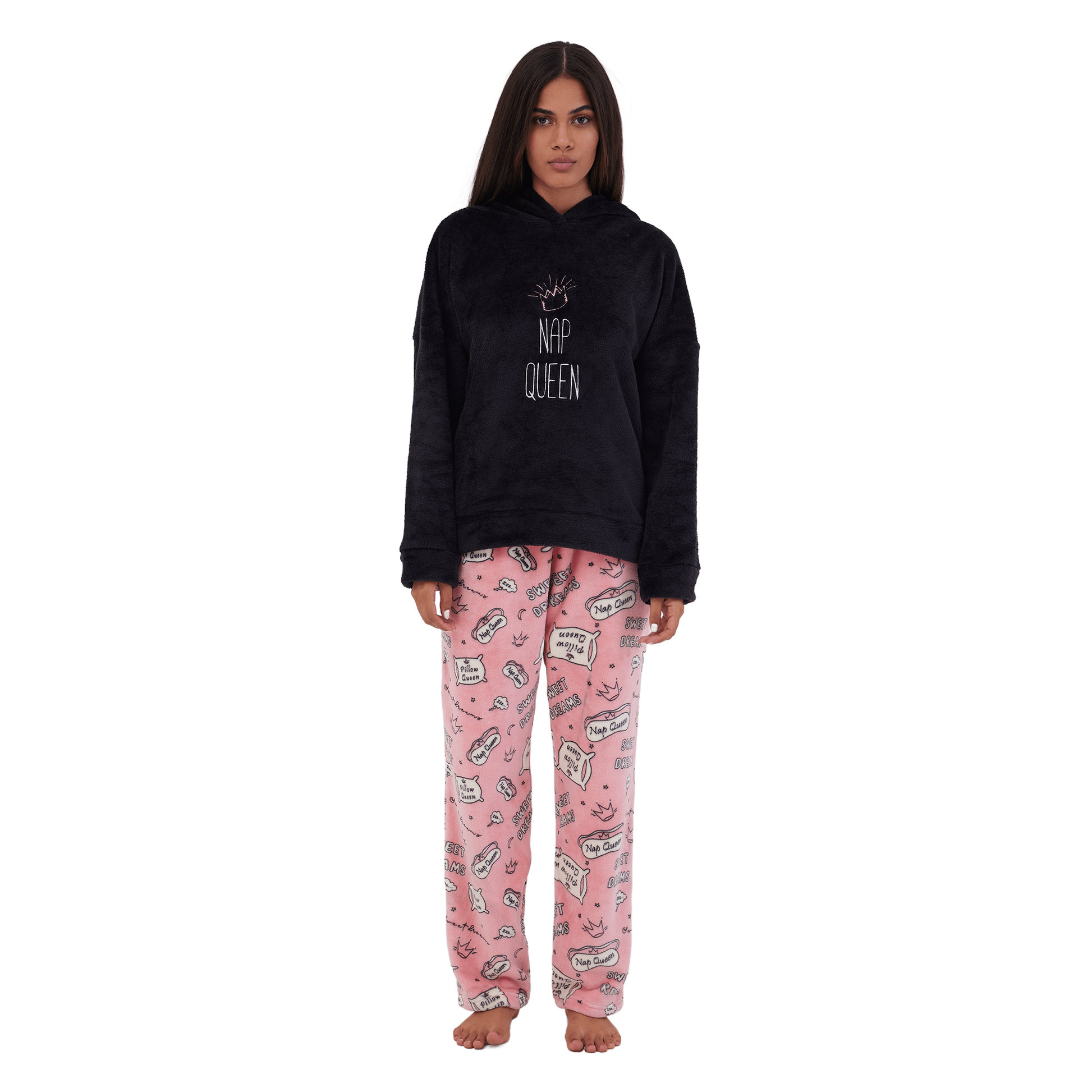 Nap Queen Winter Full Pyjama Black