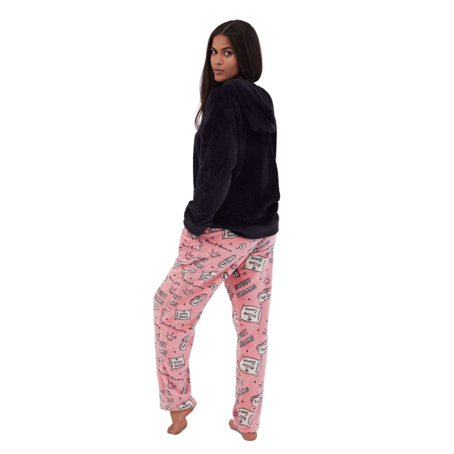 Nap Queen Winter Full Pyjama Black